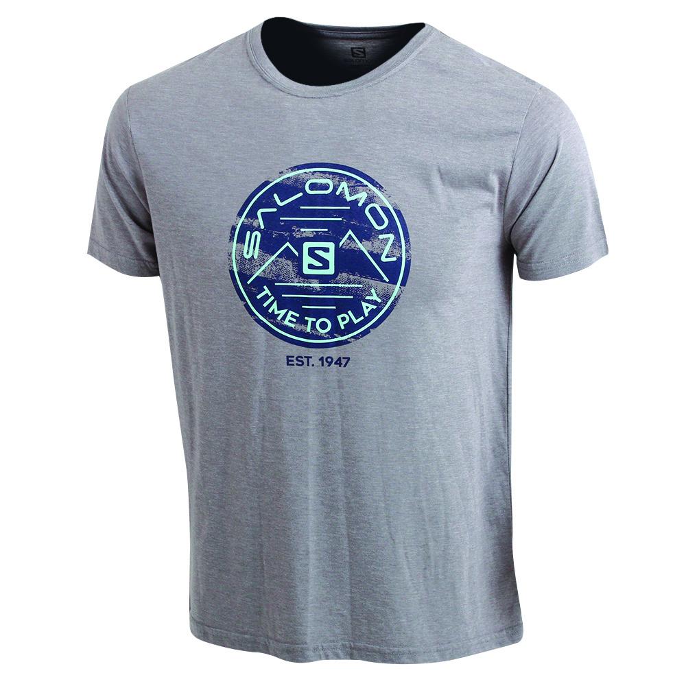 Salomon FIRE FLY SS M Camisetas Hombre - Gris - Colombia (59217-NYIV)